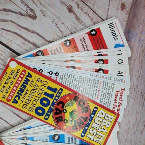 Brain Quest Extra All About America Deck 1 & 2 Questions And Answers Trivia Game - Picture 9 of 10